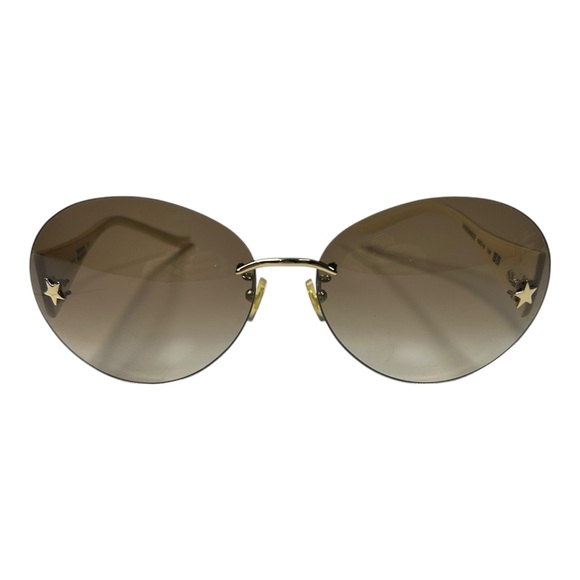 Vivienne Westwood Rimless Star Aviator Sunglasses Gradient Y2K main image 13